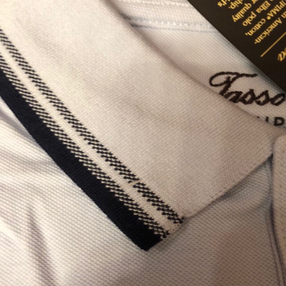 Tasso Elba Mens Cotton Polo Shirt - Picture 7 of 8